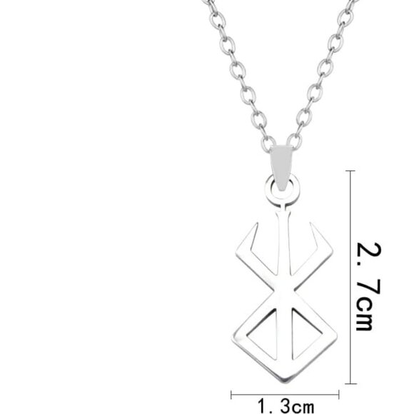 “Berserker Rune” Runic Symbol Norse Viking Animal Warrior Shapeshifter Necklace - Picture 5 of 5